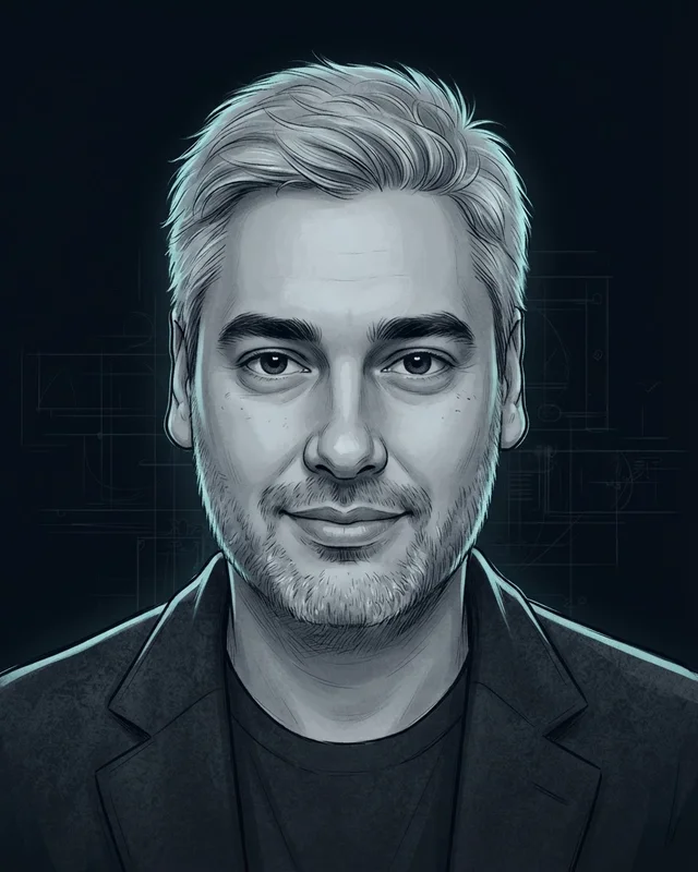 Illustrated portrait of Juan Fraguela